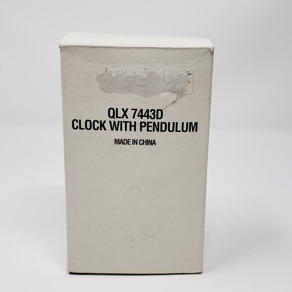 1994 Hallmark Clock w/ Pendulum Holiday Christmas Ornament Display - Picture 1 of 8